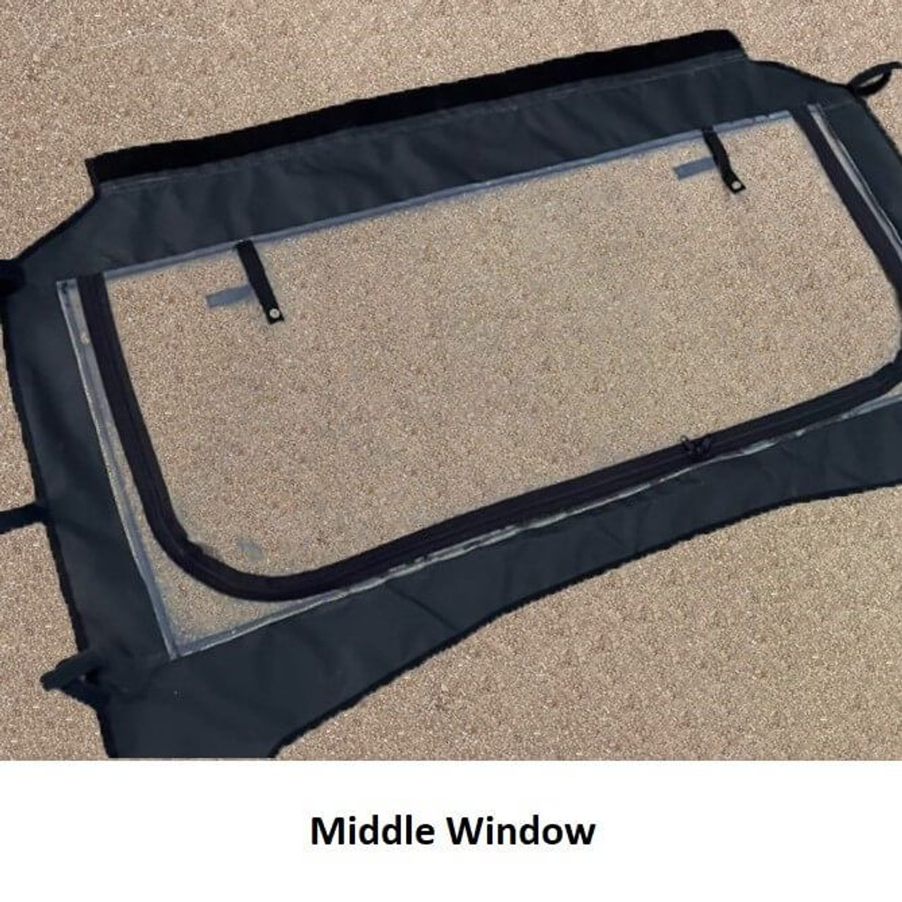 Side X Side UTV Soft Upper Front and Rear Doors w/ Middle Window Honda Pioneer 1000-5