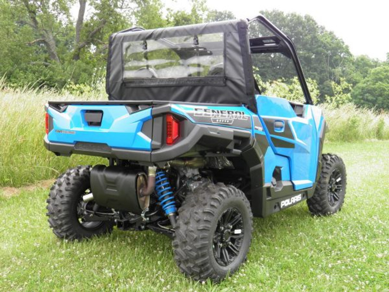 Polaris General soft back panel rear and side angle view