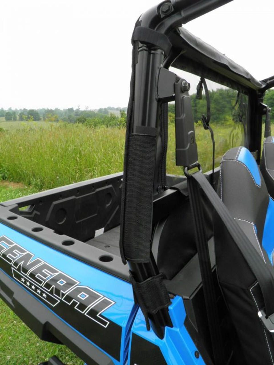 Polaris General soft back panel rear angle view