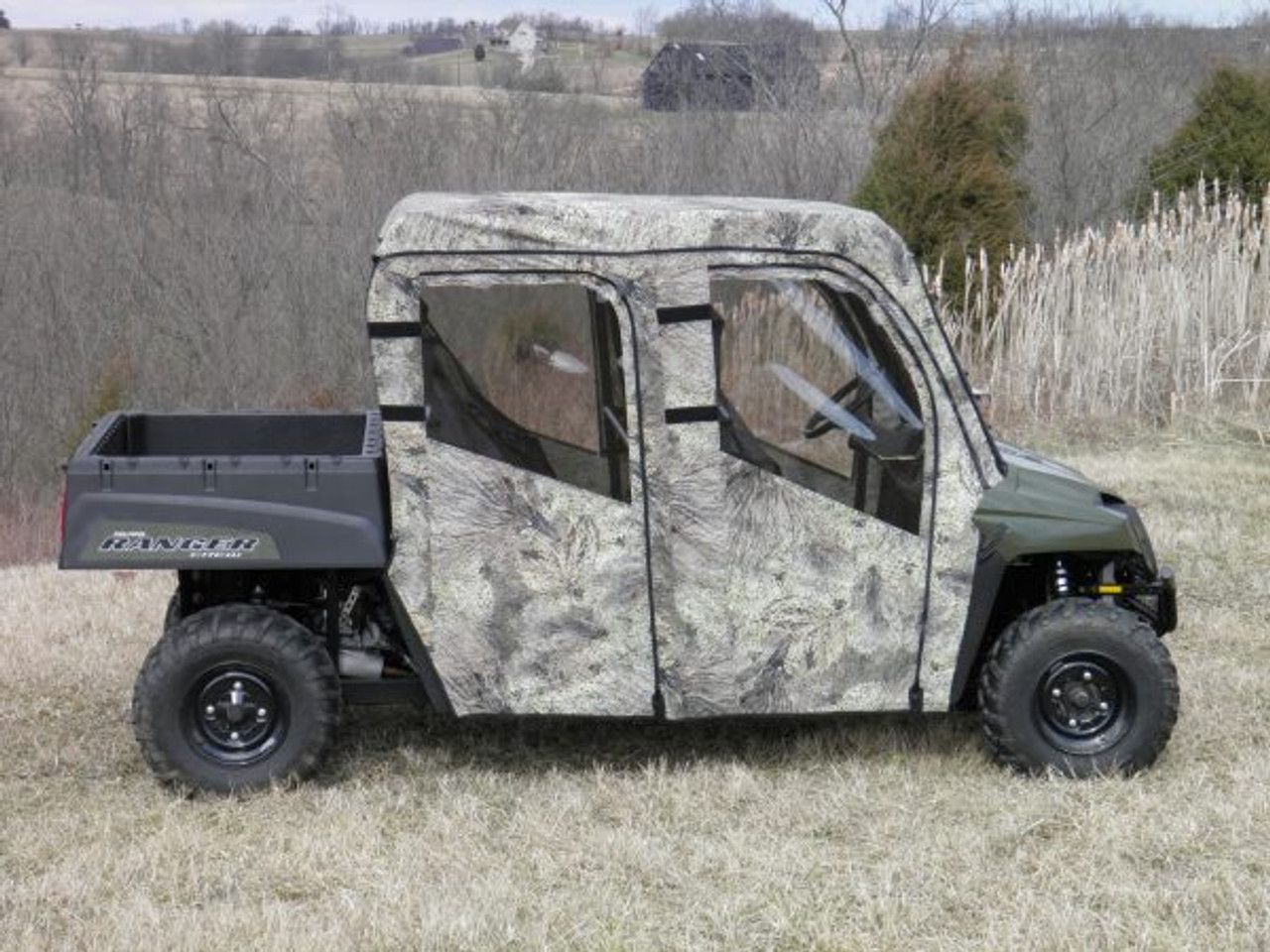 3 Star side x side Polaris Ranger Mid-Size Crew 500/570 full cab enclosure side view