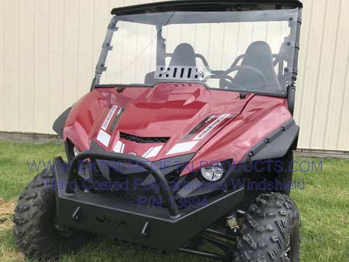 Side X Side Yamaha Wolverine X2 Hardcoated Polycarbonate Windshield with Vent