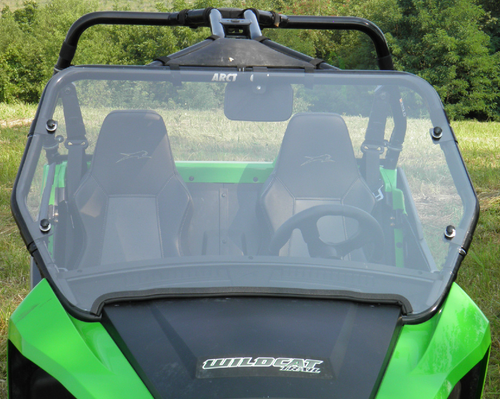 Arctic Cat Wildcat Trail Sport windshield front view