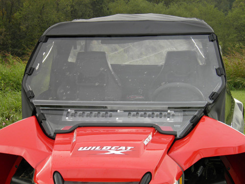 3 Star, side x side, side by side, utv, sxs, accessories, arctic cat, textron, wildcat, x, 1000, windshield front view