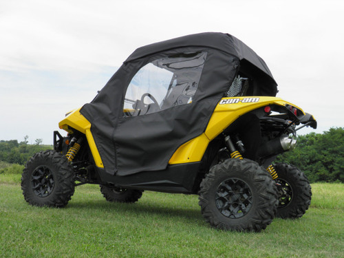 3 Star side x side can-am maverick soft doors side rear angle view