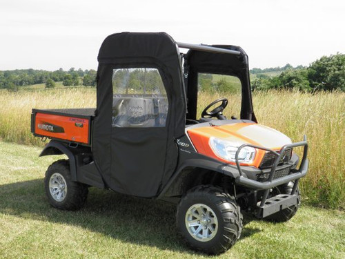 3 Star side x side Kubota RTV X900/X1120 soft doors side and front angle view
