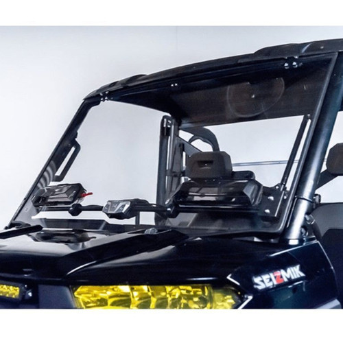 UTV Side X Side Versa-Vent Hard Coated Flip Up Windshield 2013-22 Polaris Ranger