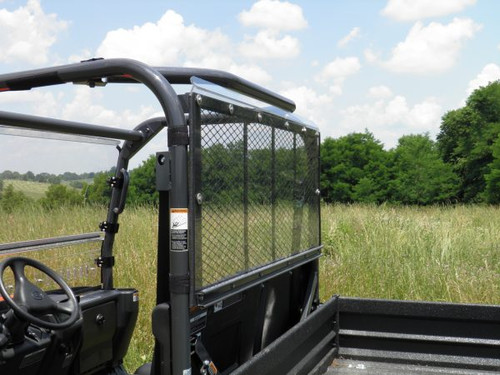 3 Star side x side Kubota RTV XG850 Lexan rear window side angle view