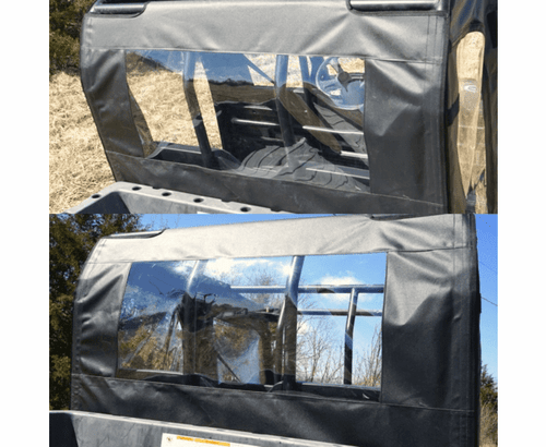 UTV Side X Side Soft Rear Window 2008-21 Polaris Ranger Crew