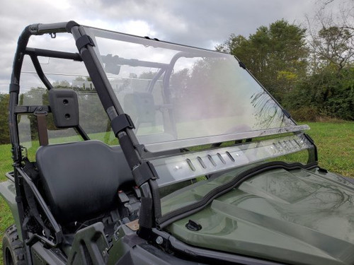 3 Star side x side Honda Pioneer 500/520 windshield front angle view