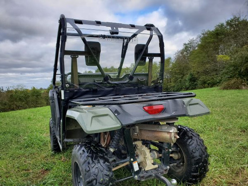 3 Star side x side Honda Pioneer 500/520 Lexan rear window rear view