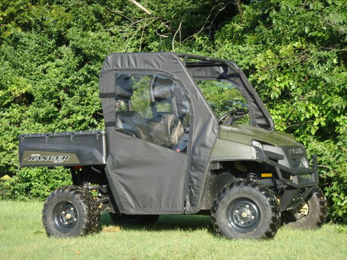 3 Star Side X Side Polaris Ranger 500/700/800/6x6 doors and rear window side and front angle view