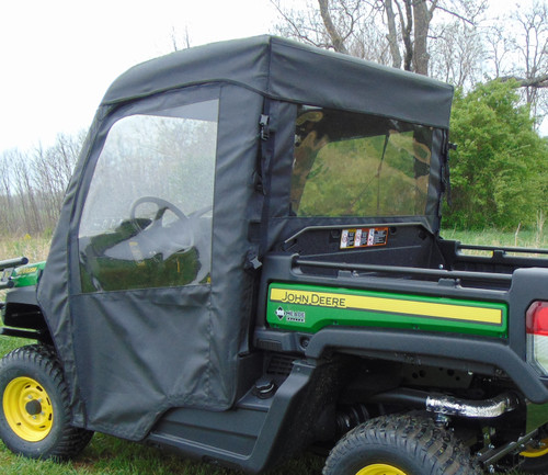 3 Star side x side John Deere Gator UXV 835/865 doors and rear window side and rear angle view