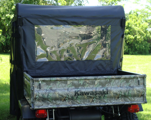 3 Star side x side Kawasaki Mule 3000/3010 Trans soft rear window rear view