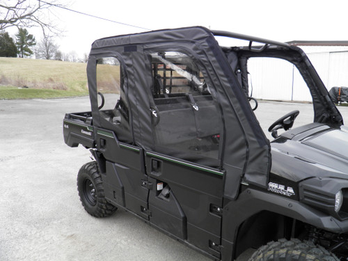 3 Star Kawasaki Mule Pro FXT DXT Upper Doors Front and Side View