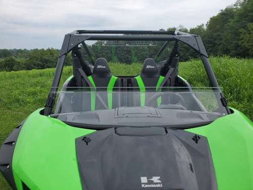 Kawasaki Teryx KRX Half Windshield front view close up