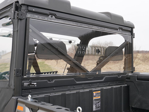 Side X Side UTV Vented & Scratch Resistant Rear Window Polaris Ranger/Bobcat 3400