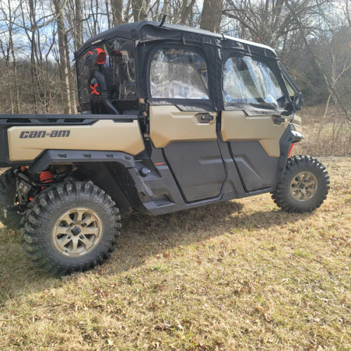 UTV Side X Side Can-Am Defender Max Upper Doors Side/Rear View