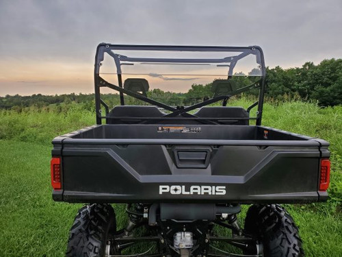 3 Star side x side Polaris Ranger Full-Size 570 Lexan rear window rear view