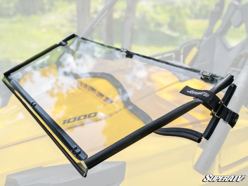 Side X Side UTV Can-Am Commander Scratch Resistant Flip Down Windshield