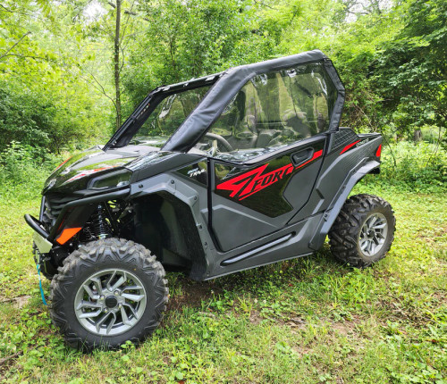 3 Star side x side CF Moto Z-Force 800 Trail 950 Sport and Trail upper doors and rear window