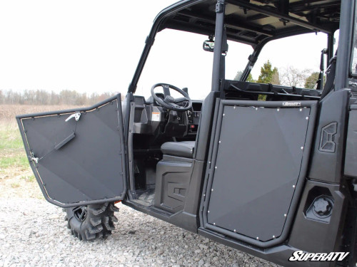 SuperATV Side X Side Accessories Polaris Ranger XP1000 Crew Aluminum Half Doors