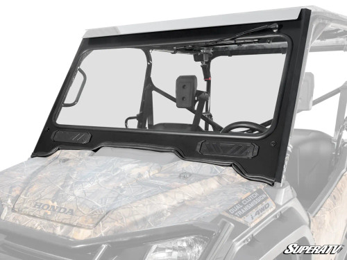 Side X Side UTV Honda Pioneer 1000 Glass Windshield w/ Wiper