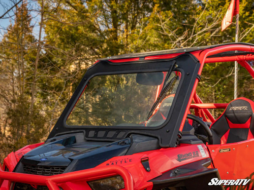 Side X Side UTV Polaris RZR XP Turbo S Glass Windshield w/ Wiper