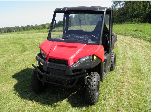 3 Star side x side Polaris Ranger 570 Mid-Size windshield front angle view