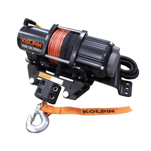 Polaris Ranger Kolpin Quick-Mount Winch 3500 lb Synthetic Rope