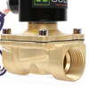 1" Brass Electric Solenoid Valve 12V DC Normally Closed Water, Diesel...