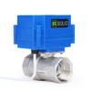 Motorized Ball Valve- 1" Stainless Steel Electrical Ball Valve with Standard Port, 9-24V AC/DC and 3 Wire Setup