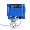 Motorized Ball Valve- 1/4" Stainless Steel, Standard port, 3 Wire Setup, 9-24 V DC/AC