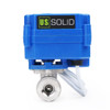 U.S. Solid 1/4" DN 8 Motorized Ball Valve 220V AC Stainless Steel Electrical Ball Valve, 2 Wire Auto Return Setup