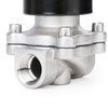 3/4" Stainless Steel Electric Solenoid Valve 220V AC G Thread Normally Closed VITON from U.S. SOLID