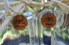 Antique Key Wedding Jars with Wood Charms | Choice of Handle Direction