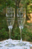Butterfly Toasting Flutes