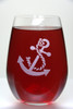 Closeup of Anchor Stemless