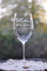 Crystal Cherry Blossom Wedding Glass for the Mother of the Bride or the Mother of the Groom