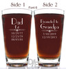 Dad Promoted to Grandpa Pilsner in Font 6 by Design Imagery Engraving