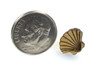 Shell Earring compared to a Dime for Size perspective