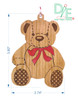 Teddy Bear Dimensions by Design Imagery Engraving