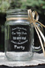 One Wild Bride Mason Jar for Bachelorette Party