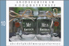 Mr and Mrs Mason Jars with choice of wood charms in a Bold Block Font