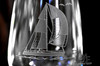 Sailboat Wine Glass on 16oz or 21oz Stemless featuring artwork by Design Imagery Engraving