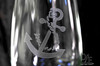 Anchor Wine  Rose  Glass on 16oz or 21oz Stemless featuring artwork by Design Imagery Engraving