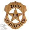 Ring Bearer Horseshoe Heart Wedding Badge