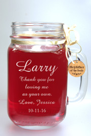 Stepfather of Bride Mason Jar