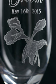 Calla Lily Engraved Art by Design Imagery Engraving