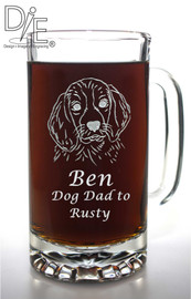 Beagle Beer Mug by Design Imagery Engraving