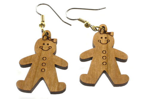 Gingerbread Girl Earrings